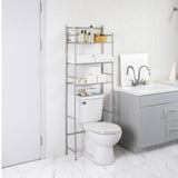 Mainstays over the Toilet Steel 3-Shelf Bath Shelves Space Saver, Satin Nickel Finish - SDSDSDLED - Nimbus Distributors - wholesale and distributors in United States