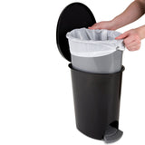 Sterilite 2.6 Gal. Ultra™ StepOn Wastebasket Plastic, Black - Sterilite - Nimbus Distributors - wholesale and distributors in United States