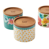 Pioneer Woman Stacking 3-Piece Stoneware Canister Set - The Pioneer Woman - Nimbus Distributors - wholesale and distributors in United States