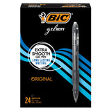 BIC Gel-ocity Retractable Gel Pens, 0.7 mm Medium Tip, Black, Pack of 24 - BIC - Nimbus Distributors - wholesale and distributors in United States