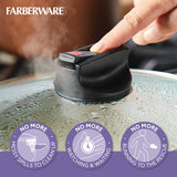 Farberware Easy Clean Steam Vent Cookware Nonstick Pots and Pans Set, 14-Piece, Copper - Farberware - Nimbus Distributors - wholesale and distributors in United States