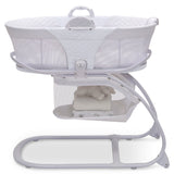 Little Folks by Delta Children 2-in-1 Moses Basket Bedside Bassinet Sleeper by Delta Children - Portable Baby Crib with Wheels and Removable Moses Basket, White - Delta - Nimbus Distributors - wholesale and distributors in United States