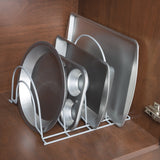 Lavish Home Iron Kitchen Cabinet Organizer, 11 x 10.25 x 9 inches, White - Lavish Home - Nimbus Distributors - wholesale and distributors in United States