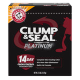 Arm & Hammer Clump & Seal Platinum Multi-Cat Complete Odor Sealing Clumping Cat Litter, 14 Days of Odor Control 27.5lb - Arm & Hammer - Nimbus Distributors - wholesale and distributors in United States