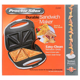 Proctor Silex Sandwich Maker, Model# 25408Y - Proctor Silex - Nimbus Distributors - wholesale and distributors in United States
