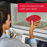 Rubbermaid EasyFindLids 40 Piece Food Storage Containers with Vented Lids Variety Set, Red - Rubbermaid - Nimbus Distributors - wholesale and distributors in United States