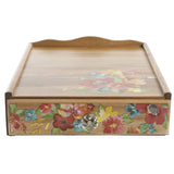 The Pioneer Woman Wildflower Whimsy 4-Compartment Wood Coffee Pod Organizer, Floral - The Pioneer Woman - Nimbus Distributors - wholesale and distributors in United States