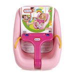 Little Tikes 2-in-1 Snug 'n Secure Swing with High Back and T-Bar, Pink- Infant Baby Toddler Swing, Outdoor Backyard Play Toy for Girls Boys Ages 9 months to 1 2 3 Years Old Little Tikes Nimbus Distributors United States