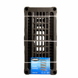 HART 5 Tier 18"x 36"x70.2" Ventilated Plastic Wall Shelf Unit, 750lb Capacity, Black HART Nimbus Distributors United States
