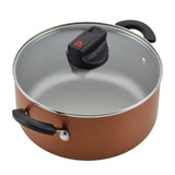 Farberware Easy Clean Steam Vent Cookware Nonstick Pots and Pans Set, 14-Piece, Copper - Farberware - Nimbus Distributors - wholesale and distributors in United States