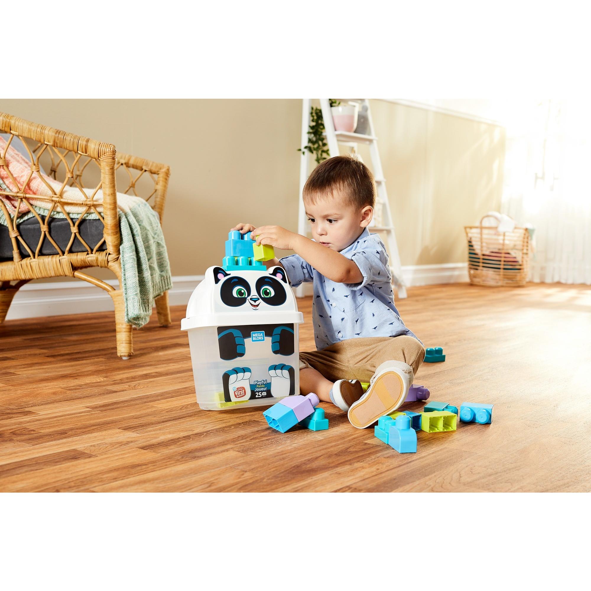 Mega Bloks Playful Panda 25-Piece Building Blocks Set - MEGA BLOKS - Nimbus Distributors - wholesale and distributors in United States