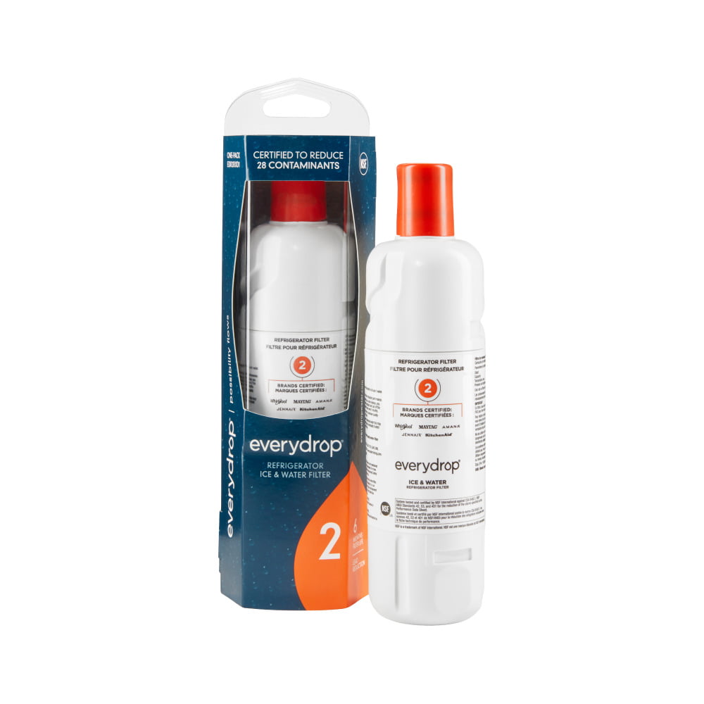 everydrop by Whirlpool Ice and Water Refrigerator Filter 2, EDR2RXD1, Single-Pack, Orange - EveryDrop - Nimbus Distributors - wholesale and distributors in United States