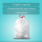 Great Value Kitchen Tall Drawstring Bags, 13 Gallon, 80 Count - Great Value - Nimbus Distributors - wholesale and distributors in United States