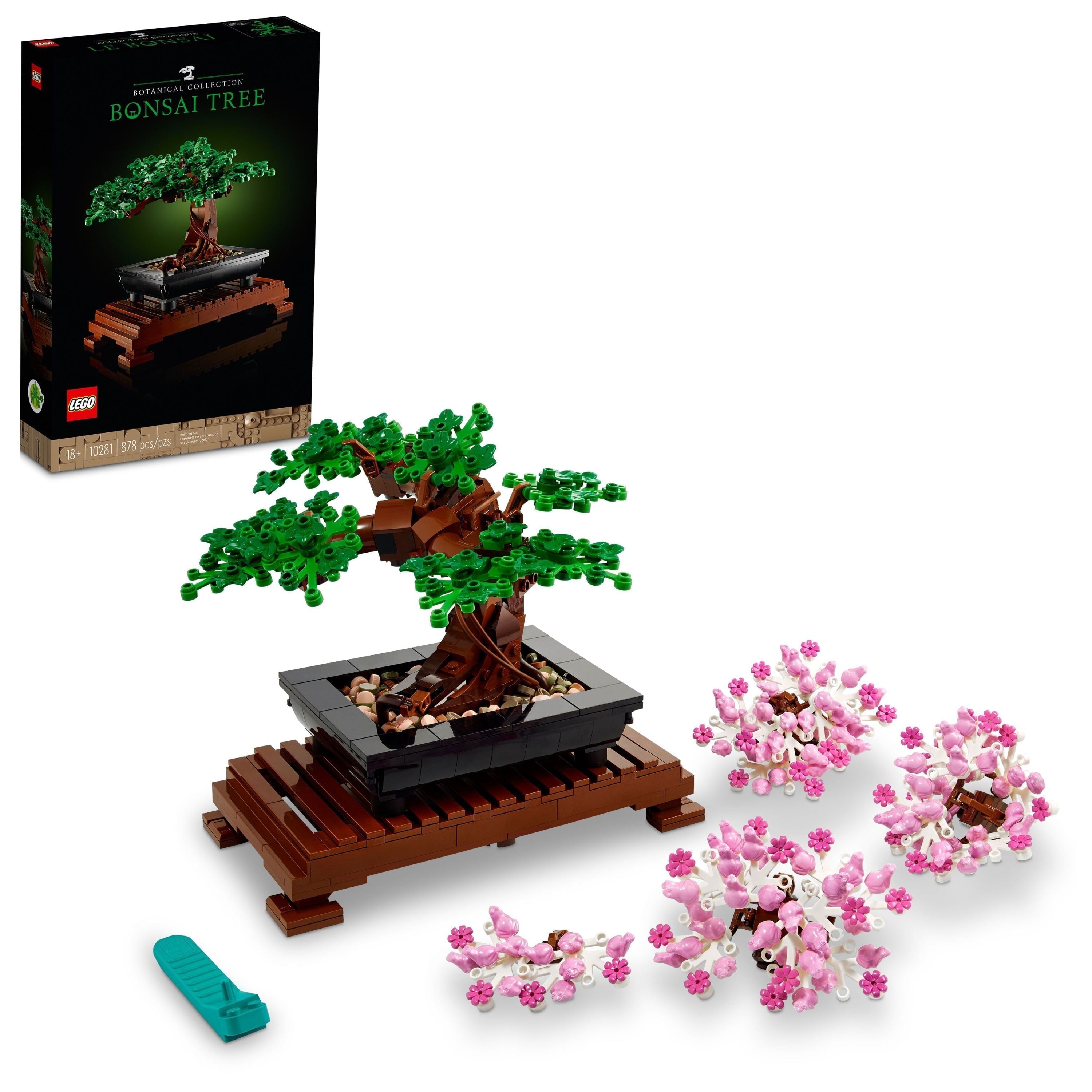 LEGO Icons Bonsai Tree 10281 Building Set for Adults, Plants Home Décor, DIY Projects, Creative Activity Birthday or Anniversary Gift for him or her, Botanical Collection - LEGO - Nimbus Distributors - wholesale and distributors in United States