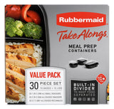 Rubbermaid TakeAlongs Food Storage Containers with Divided Base, 30 Piece Set - Rubbermaid - Nimbus Distributors - wholesale and distributors in United States