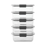 Rubbermaid Brilliance Food Storage Containers, 3.2 Cup 5 Pack, Leak-Proof, BPA Free, Clear Tritan Plastic - Rubbermaid - Nimbus Distributors - wholesale and distributors in United States