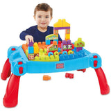 MEGA BLOKS Build n' Learn Table Blocks for Toddlers 1-3, Blue - MEGA BLOKS - Nimbus Distributors - wholesale and distributors in United States