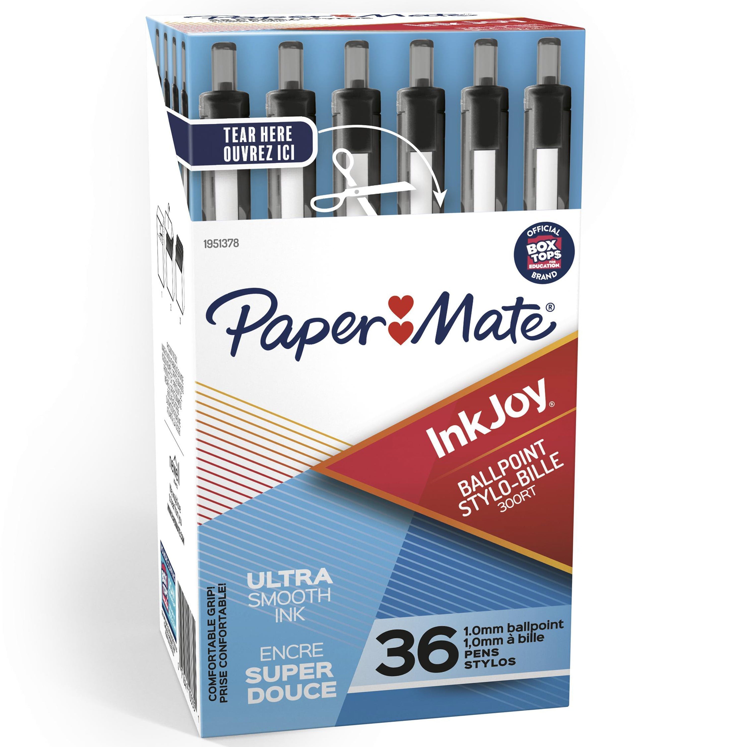 Paper Mate InkJoy 300RT Retractable Ballpoint Pens, Medium Point (1.0mm), Black, 36 Count - Paper Mate - Nimbus Distributors - wholesale and distributors in United States