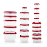 Rubbermaid EasyFindLids 40 Piece Food Storage Containers with Vented Lids Variety Set, Red - Rubbermaid - Nimbus Distributors - wholesale and distributors in United States