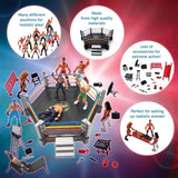 ToyVelt 32-Piece Wrestling Toys for Kids - Wrestler Warriors Toys with Ring & Realistic Accessories - Fun Miniature Fighting Action Figures - ToyVelt - Nimbus Distributors - wholesale and distributors in United States