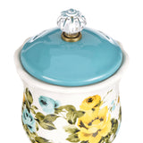 The Pioneer Woman Rose Shadow Canister with Acrylic Knob, 8.25" - The Pioneer Woman - Nimbus Distributors - wholesale and distributors in United States