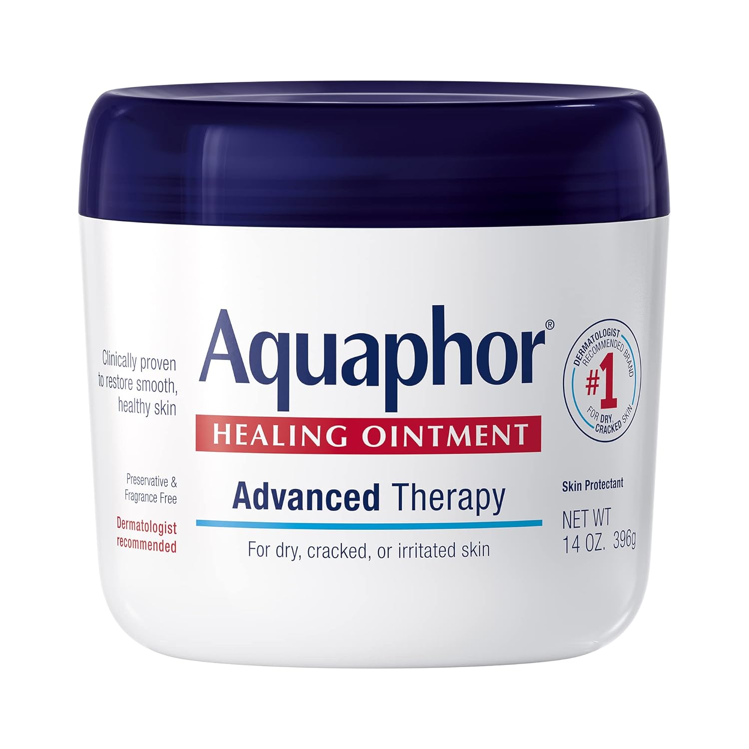 Aquaphor Healing Ointment, Advanced Therapy Skin Protectant, Multi-Purpose Healing Ointment and Body Moisturizer, For Dry, Cracked Skin, Minor Cuts and Burns, 14 Oz Jar - Equate - Nimbus Distributors - wholesale and distributors in United States