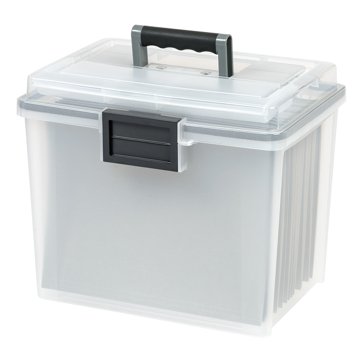 IRIS USA Plastic Legal File Storage Box for Letter with Organizer Lid - IRIS - Nimbus Distributors - wholesale and distributors in United States