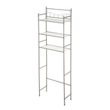 Mainstays over the Toilet Steel 3-Shelf Bath Shelves Space Saver, Satin Nickel Finish