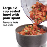 Hamilton Beach Stack & Snap Food Processor, 12 Cup Capacity, 70729 - Hamilton Beach - Nimbus Distributors - wholesale and distributors in United States