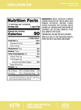 SlimFast Keto Iced Lemon Drop Snack Cup, 14 Count - SlimFast - Nimbus Distributors - wholesale and distributors in United States