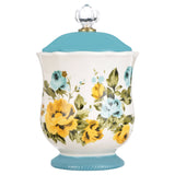The Pioneer Woman Rose Shadow Canister with Acrylic Knob, 8.25" - The Pioneer Woman - Nimbus Distributors - wholesale and distributors in United States