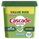 Cascade Pacs Dishwasher Detergents, Fresh Scent, 57 Ounce, 105 Count - Cascade - Nimbus Distributors - wholesale and distributors in United States