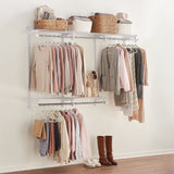 Rubbermaid 3-6ft Steel Expandable Closet Kit Organization Storage Solution, White - Rubbermaid - Nimbus Distributors - wholesale and distributors in United States