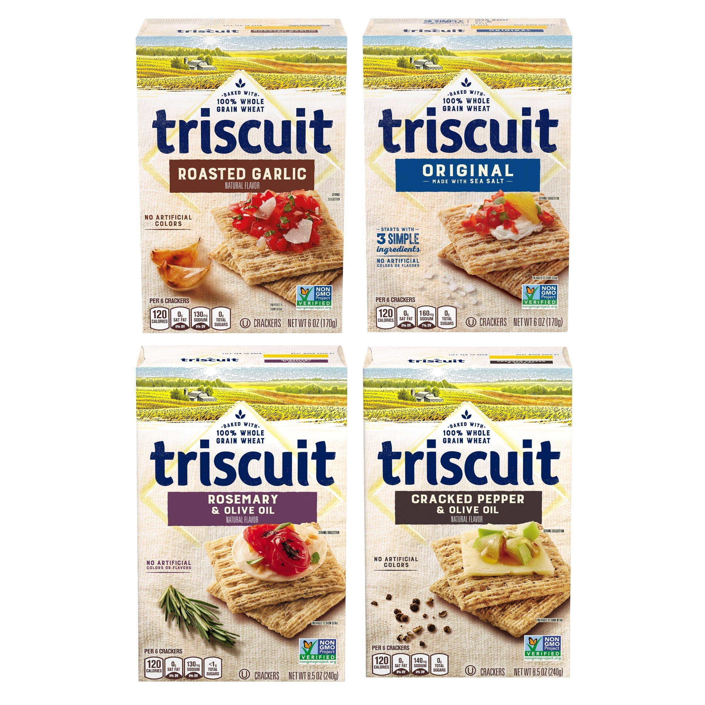 Triscuit Crackers 4 Flavor Variety Pack, 4 Boxes - Triscuit - Nimbus Distributors - wholesale and distributors in United States