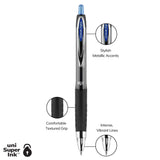 uniball 207 Retractable Gel Pen, Medium Point, 0.7 mm, Blue Ink, 12 Count - Uni-ball - Nimbus Distributors - wholesale and distributors in United States