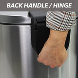 Better Homes & Gardens 3.1 Gallon Trash Can Stainless Steel Rectangular Bathroom Trash Can - Better Homes & Gardens - Nimbus Distributors - wholesale and distributors in United States