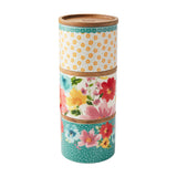 Pioneer Woman Stacking 3-Piece Stoneware Canister Set