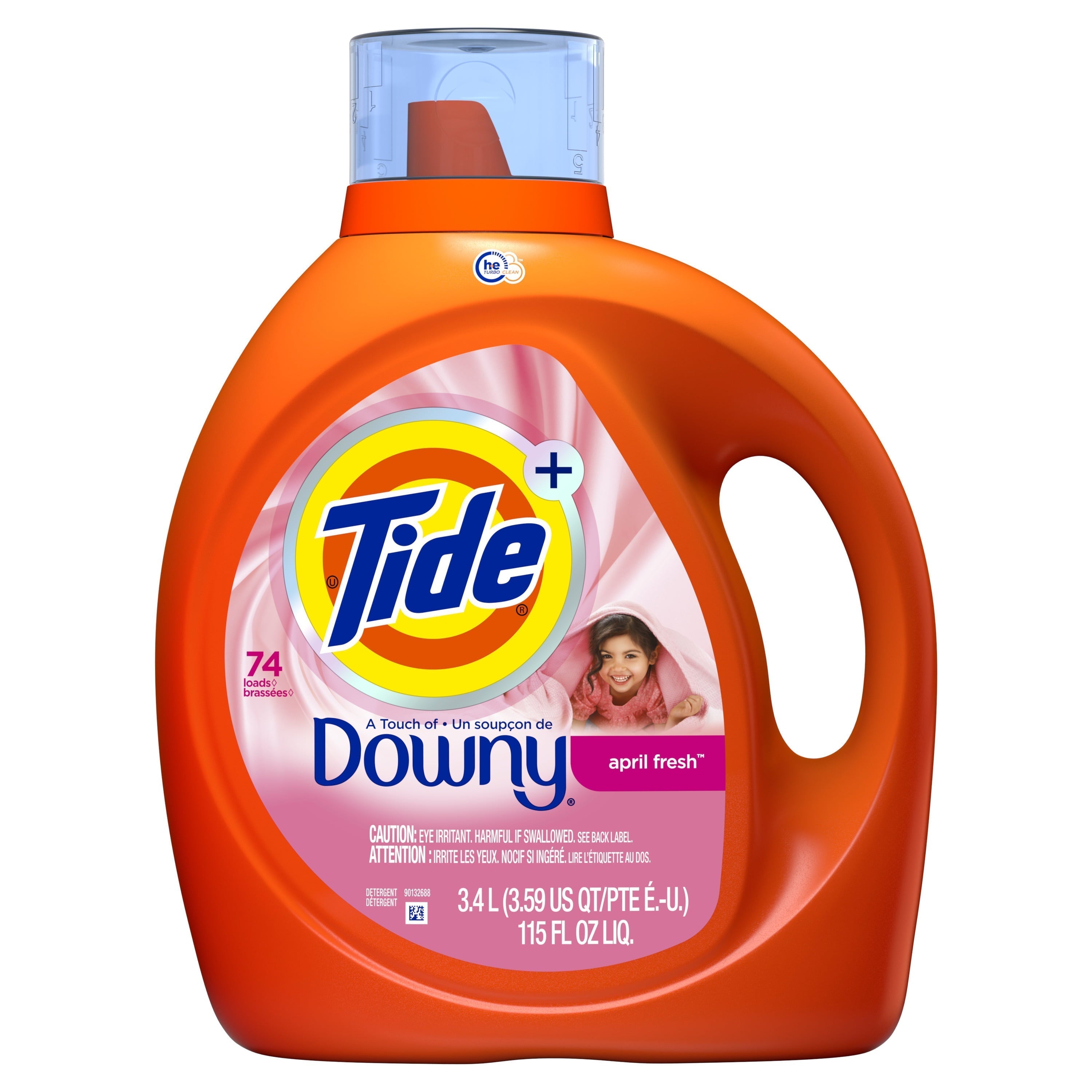 Tide Liquid Laundry Detergent with Touch of Downy, April Fresh, 74 Loads, 115.00 fl oz - Tide - Nimbus Distributors - wholesale and distributors in United States