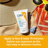 CeraVe Hydrating Sheer Sunscreen Lotion for Face & Body, SPF 30, 3 fl oz - CeraVe - Nimbus Distributors - wholesale and distributors in United States
