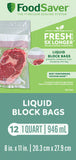 FoodSaver Quart Size Liquid Block Vacuum Heat-seal Bags, 12 Count - FoodSaver - Nimbus Distributors - wholesale and distributors in United States