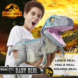 Jurassic World REALFX Baby Blue | Hyper-Realistic Dinosaur Animatronic Puppet Toy | Life-like Movements and Real Movie Sounds | Jurassic World Dominion Official Gifts, Collectables and Toys - Jurassic World - Nimbus Distributors - wholesale and distributors in United States