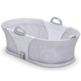 Little Folks by Delta Children 2-in-1 Moses Basket Bedside Bassinet Sleeper by Delta Children - Portable Baby Crib with Wheels and Removable Moses Basket, White - Delta - Nimbus Distributors - wholesale and distributors in United States