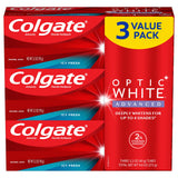 Colgate Optic White Advanced Teeth Whitening Toothpaste, Icy Fresh, 3.2 Oz, 3 Pack - Colgate - Nimbus Distributors - wholesale and distributors in United States