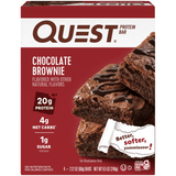 Quest Protein Bar, Chocolate Brownie, 20g Protein, 4 Count - Quest Nutrition - Nimbus Distributors - wholesale and distributors in United States