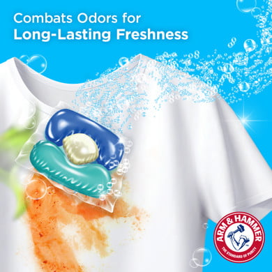 Arm Hammer Clean Burst 5-in-1 Laundry Detergent Power Paks, High Efficieny (HE), 42 Count - Arm & Hammer - Nimbus Distributors - wholesale and distributors in United States