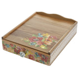 The Pioneer Woman Wildflower Whimsy 4-Compartment Wood Coffee Pod Organizer, Floral - The Pioneer Woman - Nimbus Distributors - wholesale and distributors in United States