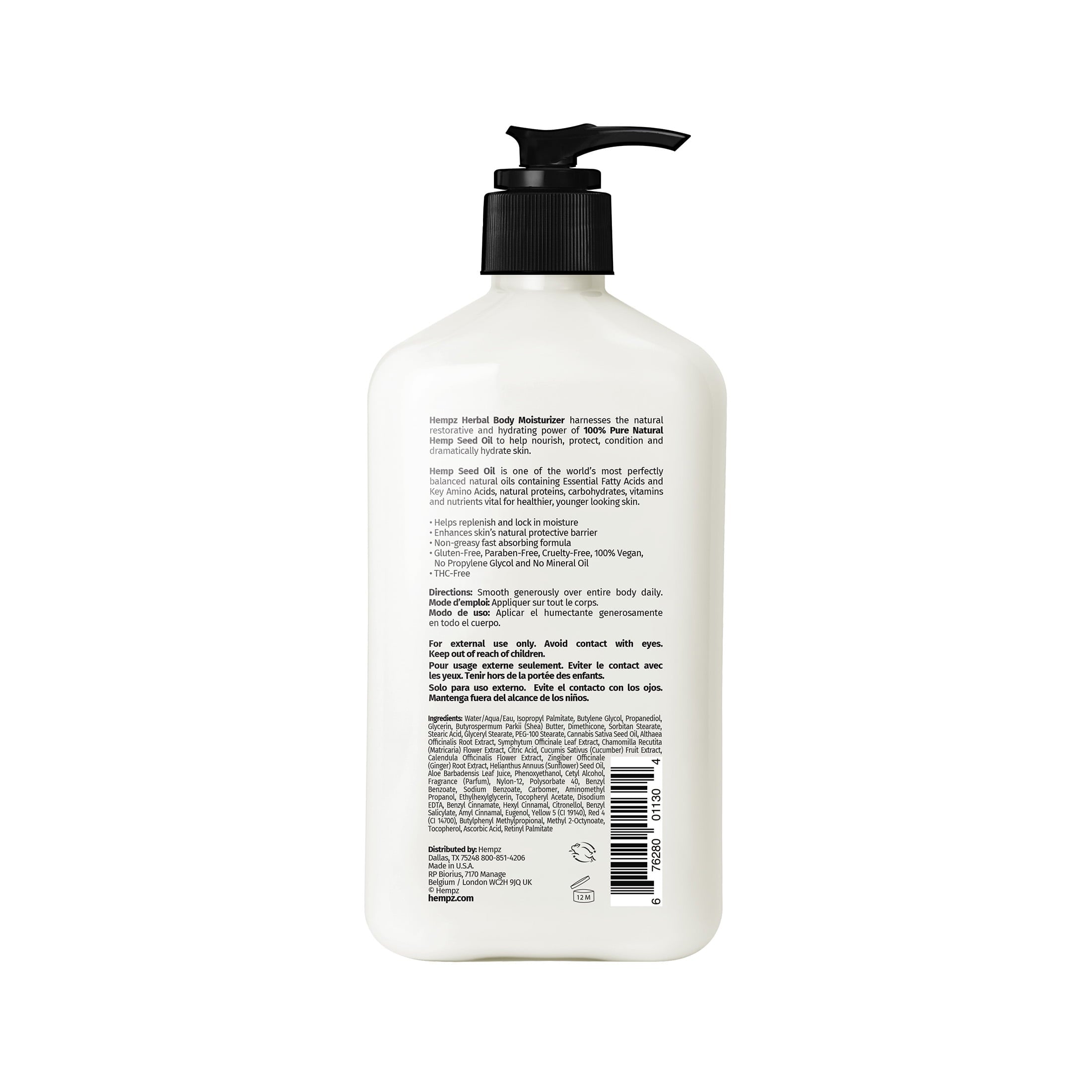 Hempz Original Herbal Moisturizer for Dry Skin, 17 fl oz - Hempz - Nimbus Distributors - wholesale and distributors in United States