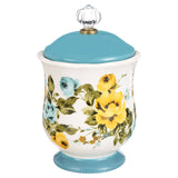 The Pioneer Woman Rose Shadow Canister with Acrylic Knob, 8.25" - The Pioneer Woman - Nimbus Distributors - wholesale and distributors in United States