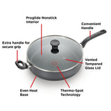 T-fal Easy Care Nonstick Cookware, Jumbo Cooker, 5 Quart, Grey - T-fal - Nimbus Distributors - wholesale and distributors in United States