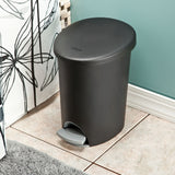 Sterilite 2.6 Gal. Ultra™ StepOn Wastebasket Plastic, Black - Sterilite - Nimbus Distributors - wholesale and distributors in United States